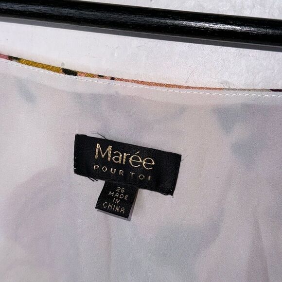 Maree Pour Toi Plus Floral Button Front Maxi Dress Size 26 - Picture 8 of 10